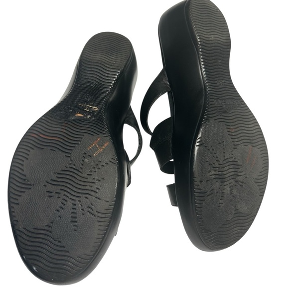 Dansco Dixie Black Leather Slip On Sandals Womens 39 - Picture 12 of 14
